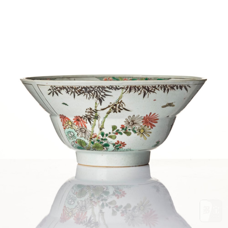 A famille verte bowl, - 图3